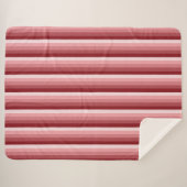 Rote Schattenstreifen Sherpadecke (Vorderseite (Horizontal))