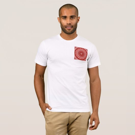 Rote Schattierungen T-Shirt (Vorne ganz)