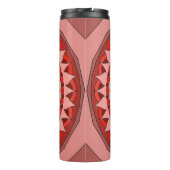 Rote Schattierungen Thermosbecher (Rückseite)