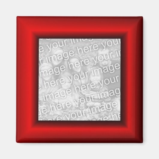 Rote Scheinrahmenumrandung Magnet (Vorne)