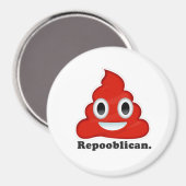 Rote Scheiß Republik - Magnet (Vorderseite/Rückseite)