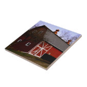 Rote Scheune Fliese (Seite)