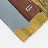 Rote Scheune, Heuballen, Albion, Palouse Bereich 2 Fleecedecke (Ecke)