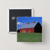 Rote Scheune in Latah County, Idaho-Staat Button (Vorne & Hinten)