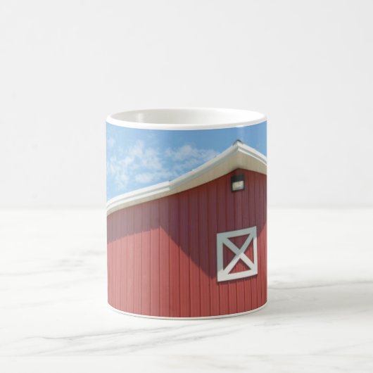 rote Scheune Kaffeetasse (Mittel)