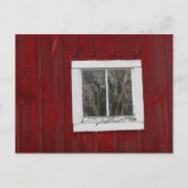 rote Scheune Postkarte (Vorderseite)