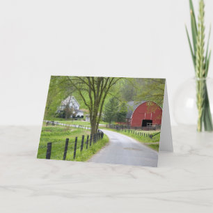 Rote Scheune und Bauernhof bringen nahe Berlin, Karte