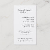 Rote Scheune Visitenkarte (Rückseite)