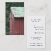 Rote Scheune Visitenkarte (Vorne/Hinten)