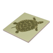 Rote Schieber-Schildkröte Fliese (Seite)