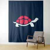 Rote Schildkröte Wandteppich (Beispiel)