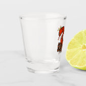 Rote Schlange Schnapsglas (Links)