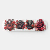 Rote Schlange Skateboard (Horizontal)