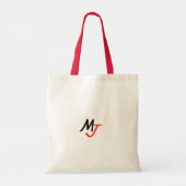 Rote Schlange Tragetasche (Rückseite)