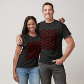 Rote Schlangen T-Shirt (Unisex)