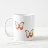 Rote Schmetterling Tasse