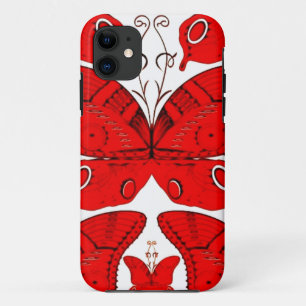 Rote Schmetterlinge Case-Mate iPhone Hülle