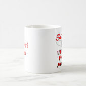 Rote Schmutz-Musik-Revolutions-Kaffeetasse Kaffeetasse (Mittel)