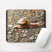 Rote Schnecke am Boden Mousepad (Mit Mouse)