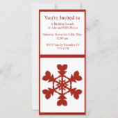 Rote Schneeflocken (Vorderseite)