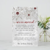 Rote Schneeflocken aus dem Haushalt Wir haben Urla (Stehend Vorderseite)