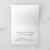 Rote Schneeflocken Falten Foto Weihnachten (Innenseite)