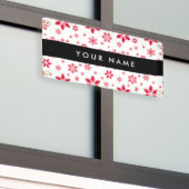 Rote Schneeflocken, Ihr Name, Personalisieren Banner (Äußeres Gebäude)