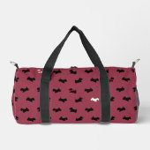 Rote Schottische Terrier-Tasche Duffle Bag (Vorderseite)