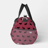 Rote Schottische Terrier-Tasche Duffle Bag (Rechts)