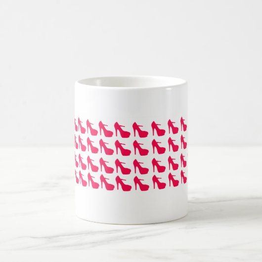 Rote Schuh-Tasse Kaffeetasse (Mittel)