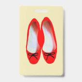 rote Schuhe Ausweis (Rückseite)