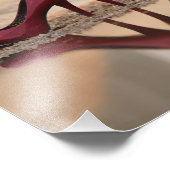Rote Schuhe Fotodruck (Ecke)