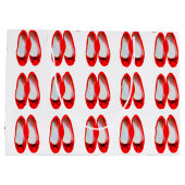 Rote Schuhe Große Geschenktüte (Rückseite)