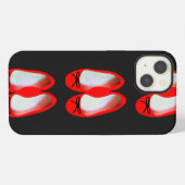 Rote Schuhe iPhone Hülle (Rückseite (Horizontal))