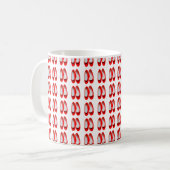 rote Schuhe Kaffeetasse (Vorderseite Links)
