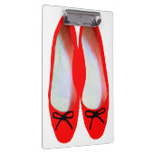 Rote Schuhe Klemmbrett (Rechts)
