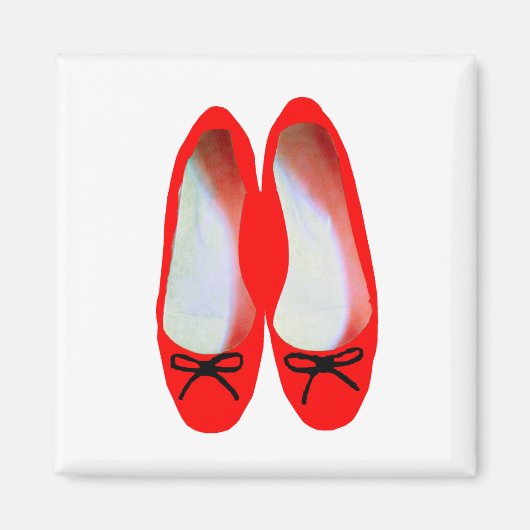 rote Schuhe Magnet (Vorne)