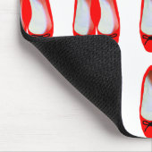 Rote Schuhe Mousepad (Ecke)