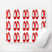 Rote Schuhe Mousepad (Mit Mouse)