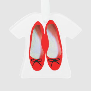rote Schuhe Ornament