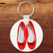 rote Schuhe Schlüsselanhänger (Vorderseite)