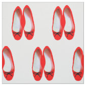 Rote Schuhe Stoff (Muster)