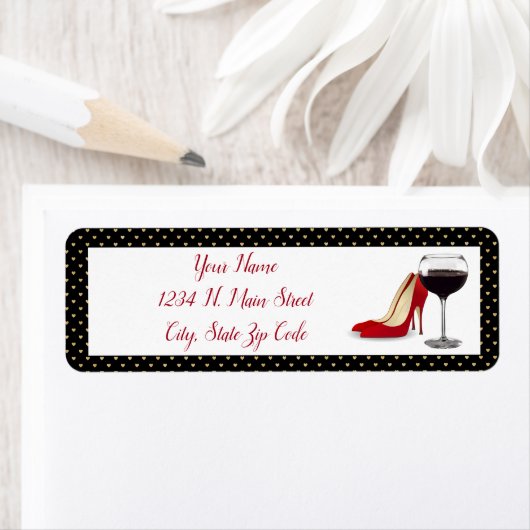 Rote Schuhe und Rotwein (Insitu)