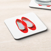 rote Schuhe Untersetzer (Linke Seite)