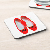 rote Schuhe Untersetzer (Linke Seite)
