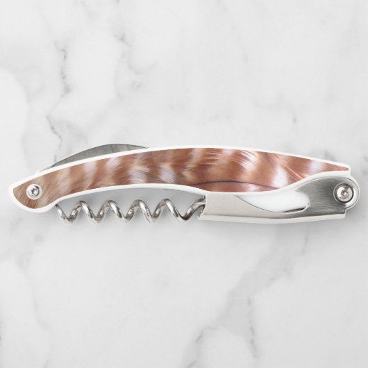 Rote Schuppenfedern Kellnermesser (Rückseite)