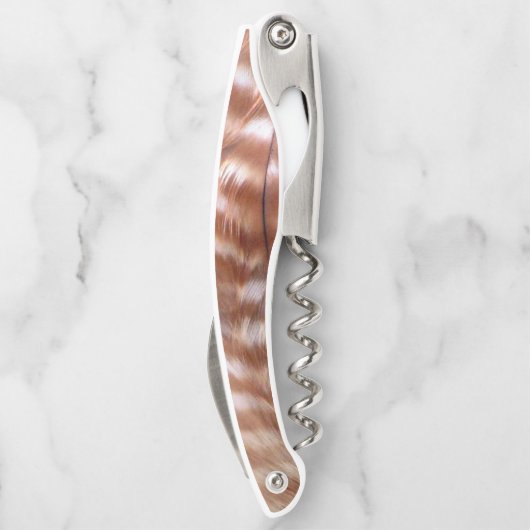 Rote Schuppenfedern Kellnermesser (Rückseite)