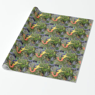 Rote Schwanz Geschenkpapier