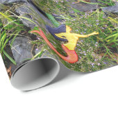 Rote Schwanz Geschenkpapier (Rolleneckpunkt)