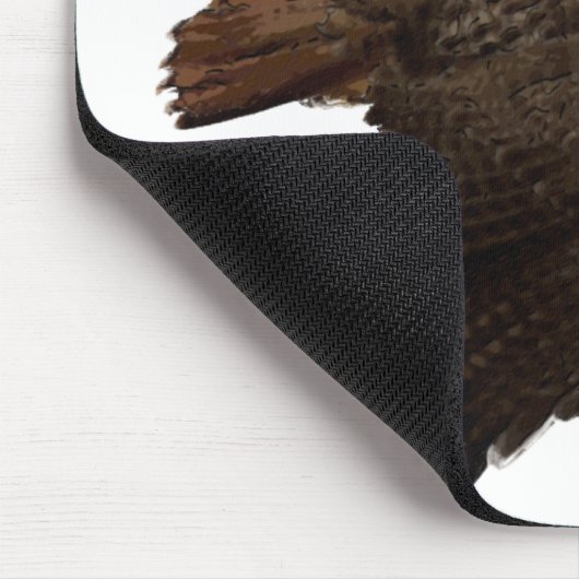 Rote Schwanz Mousepad (Ecke)